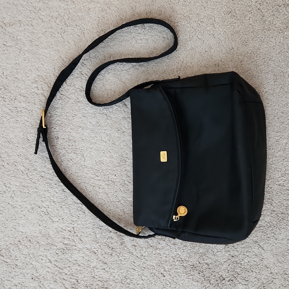 Stone Mountain black crossbody microfiber bag/ purse 2